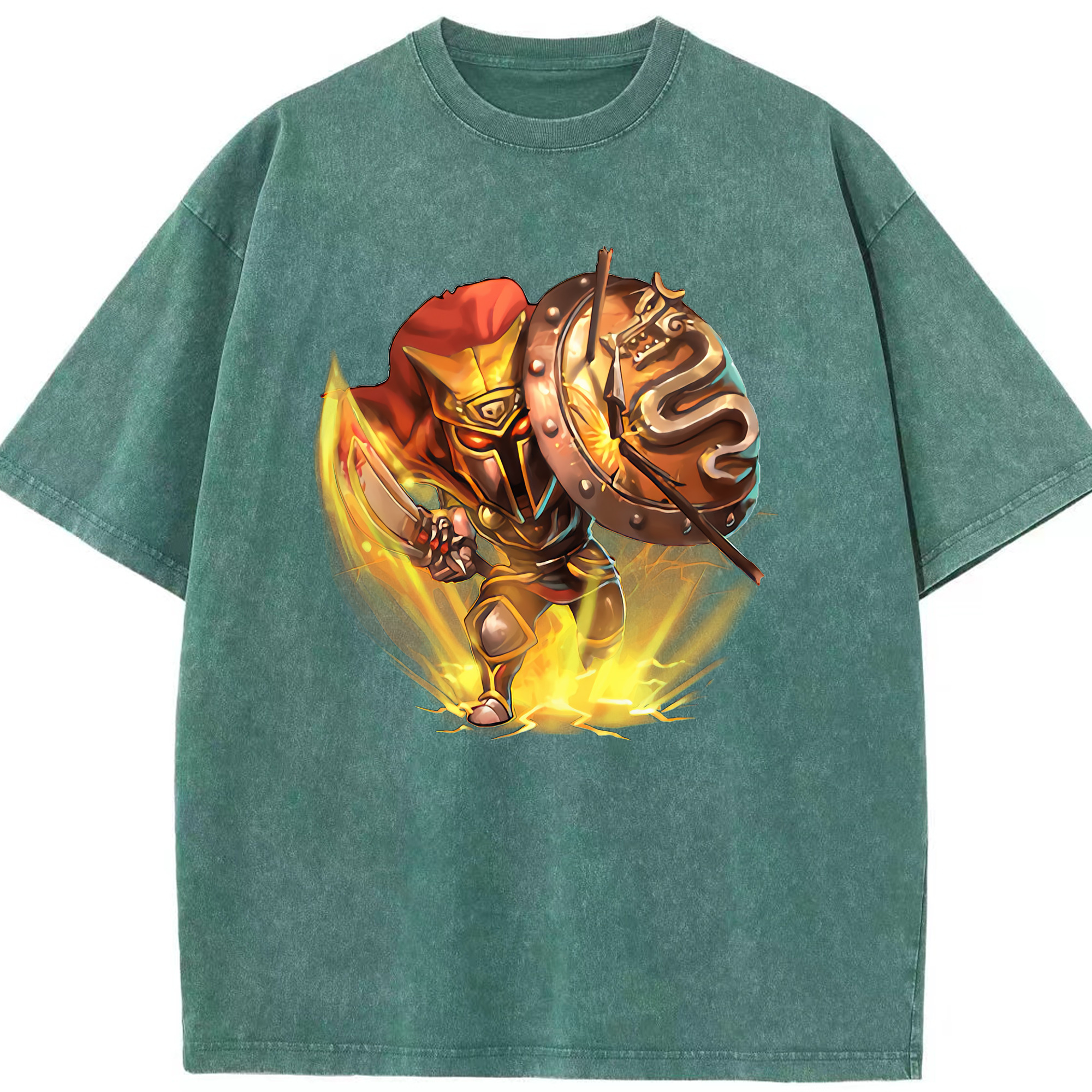 リーグ・オブ・レジェンド League of Legends LOL 綿100% ヴィンテージ風 半袖Tシャツ（フロントプリント）